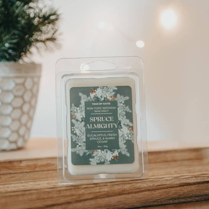 True by Katie - Wholesale Smeltwax - Spruce Almighty | Niet-giftige Scented Wax Melt | Feestelijke geur1