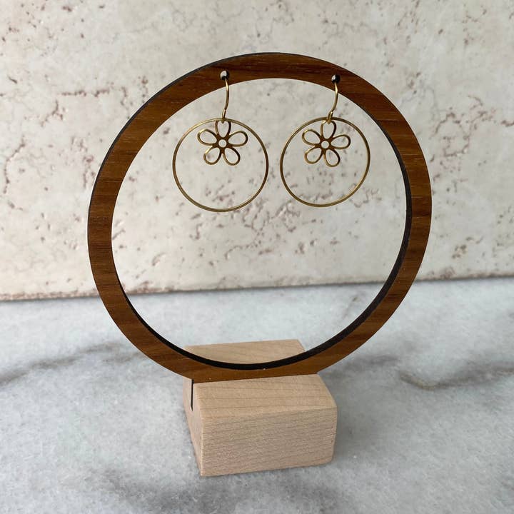 Seeds - Vendita all'ingrosso Orecchini pendenti - Orecchini Nature Charm | Funghi Api Fiori in Ottone8