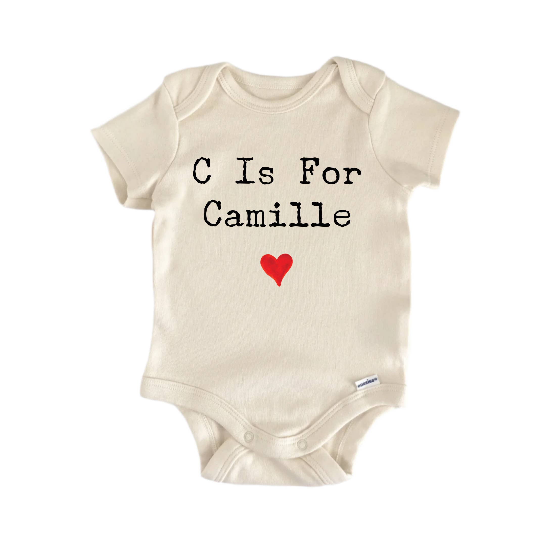 North Fork Forager LLC - Wholesale Bodysuit (Non-Footed) - Baby - C Is For Camille - Baby Bodysuit