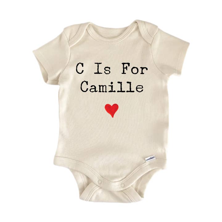 North Fork Forager LLC - Wholesale Bodysuit (Non-Footed) - Baby - C Is For Camille - Baby Bodysuit0