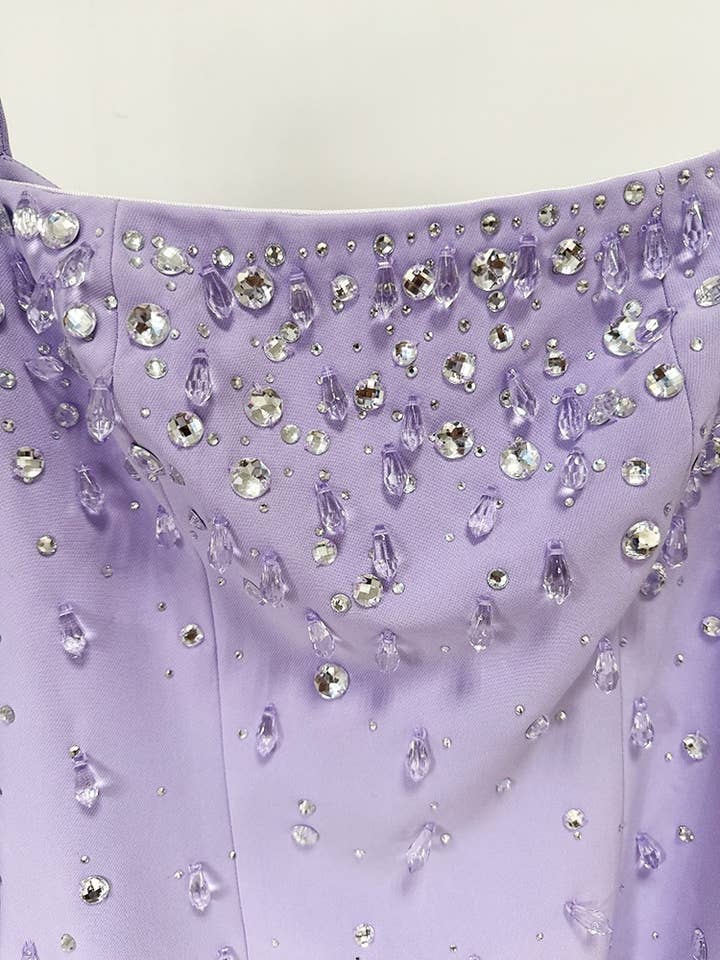 Productseeker - Wholesale Gown - Women's - DR745Y Square Neck Yellow Gown with Hand-Beaded Diamonds4