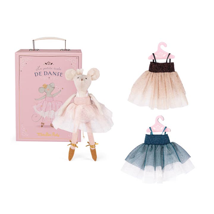 Speedy Monkey - Wholesale Classic Toy - Kids - Suitcase - Tutus - The Little School Of Dance - Doll