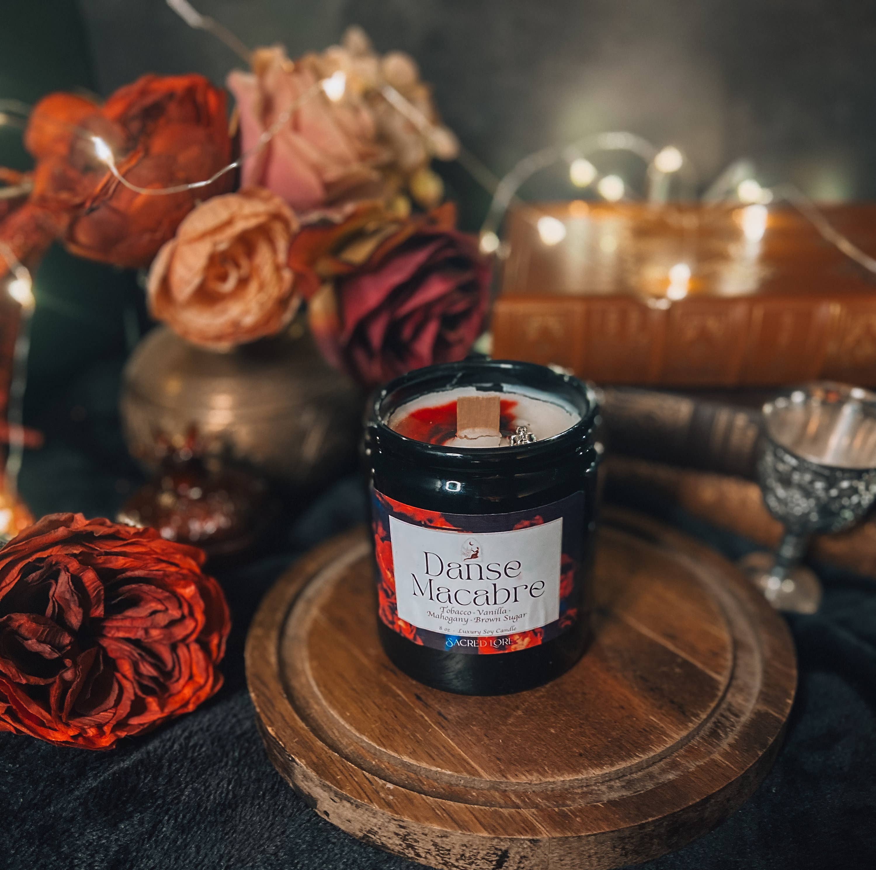 Sacred Lore - Wholesale Jar/Filled Candle - Witch Candle, Ritual Candle, Apothecary Jar, Danse Macabre4