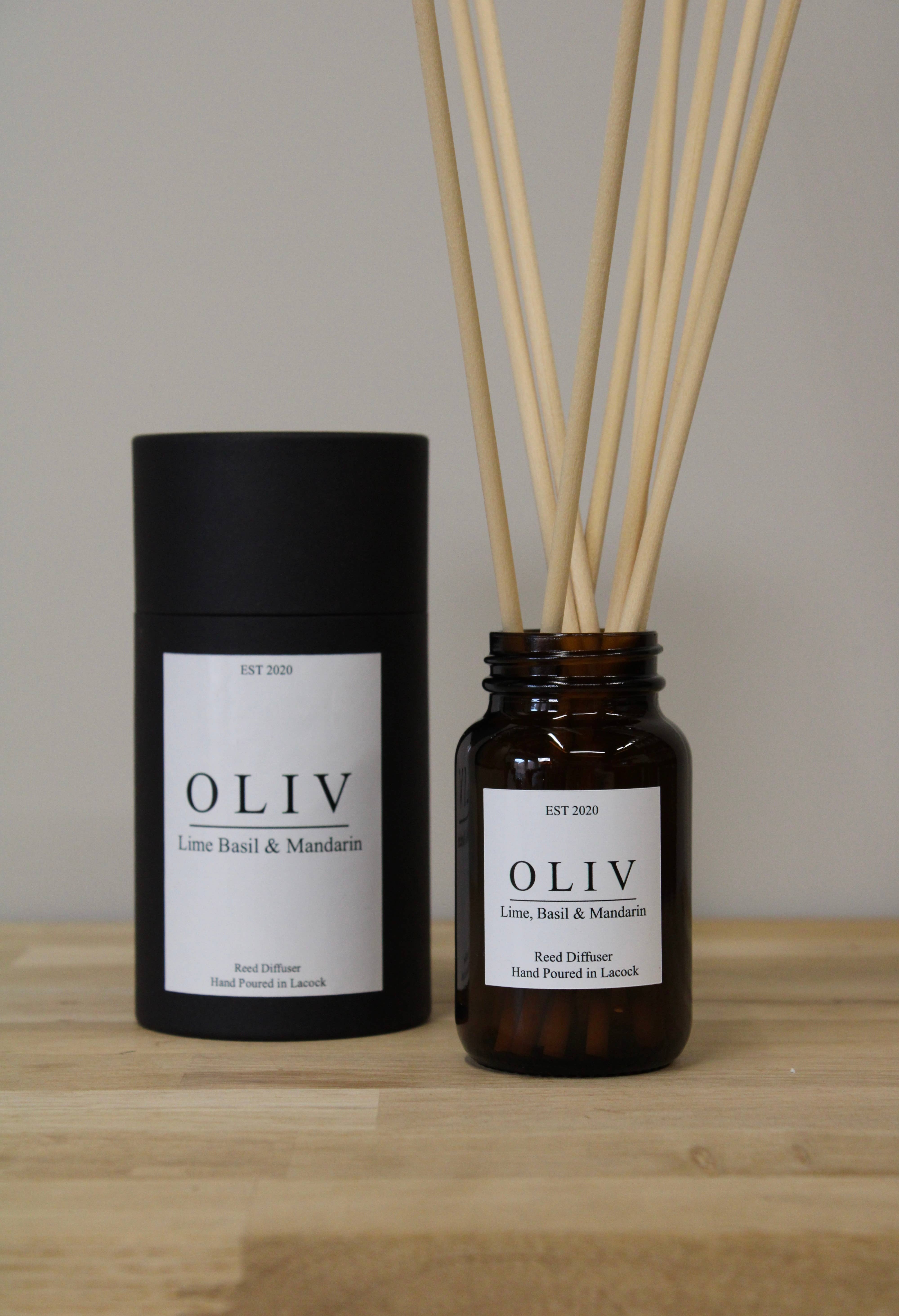 OLIV Homeware – wholesale Reed diffuser – Lime, Basil & Mandarin Natural Need Diffuser 4