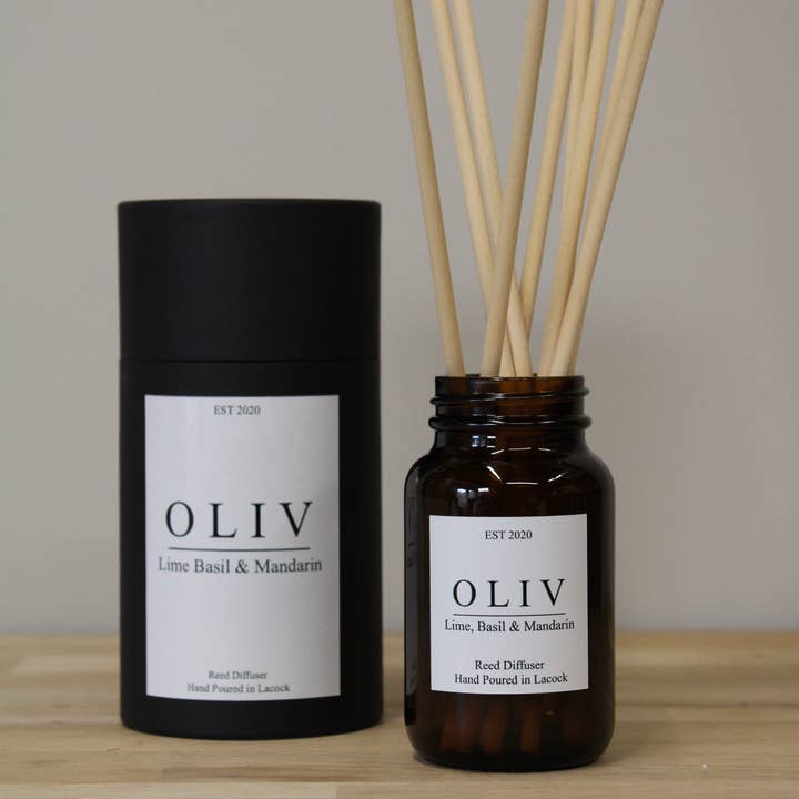 OLIV Homeware – wholesale Reed diffuser – Lime, Basil & Mandarin Natural Need Diffuser 4