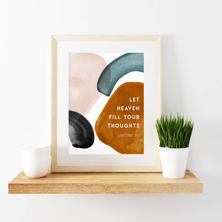 DEIXE O CÉU PREENCHER SEUS PENSAMENTOS - The Oasis Art Print por atacado de Prone To Wander LA