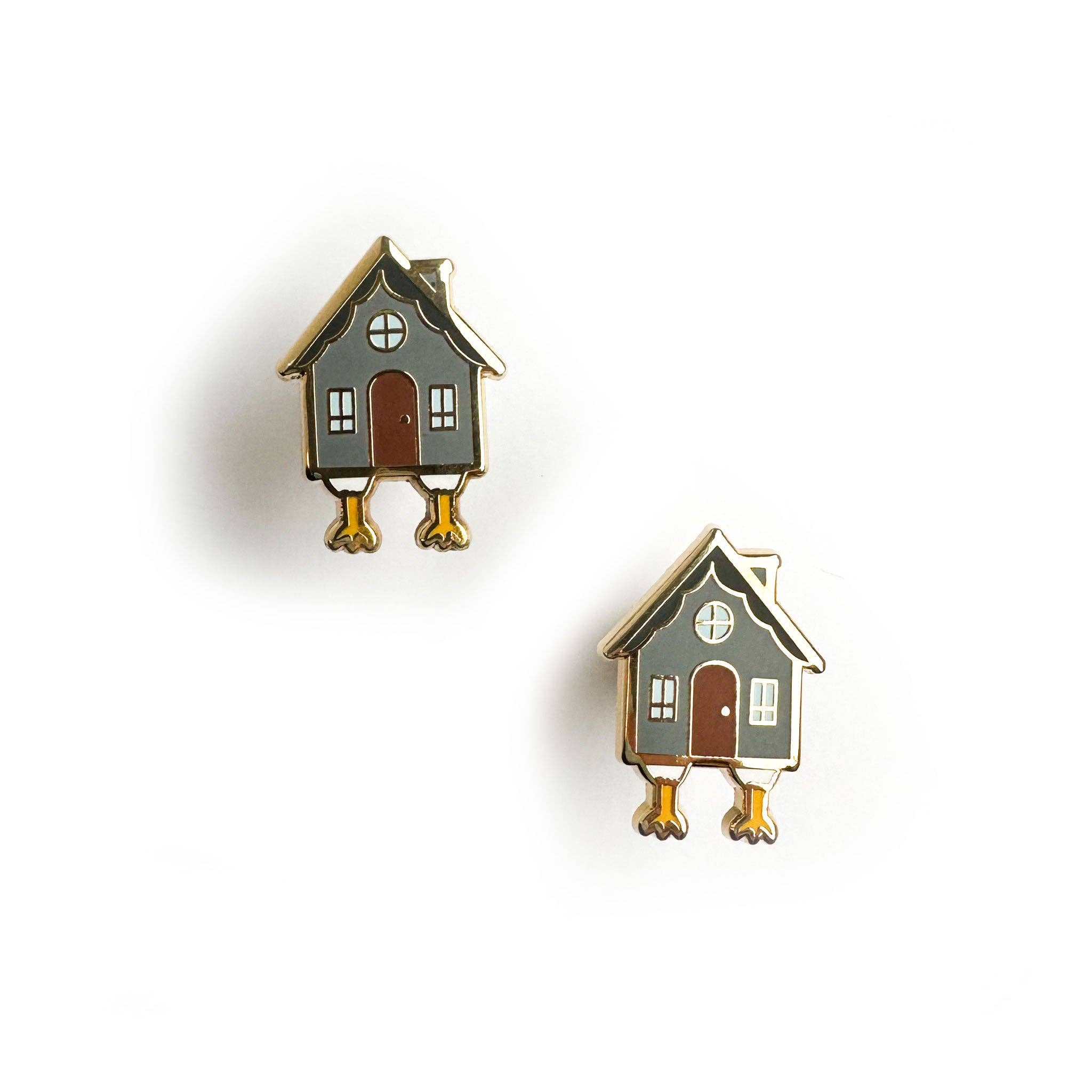 Kitty With A Cupcake – Großhandel Ohrstecker – Baba Yaga Ohrringe mit Hütten auf Hühnerbeinen