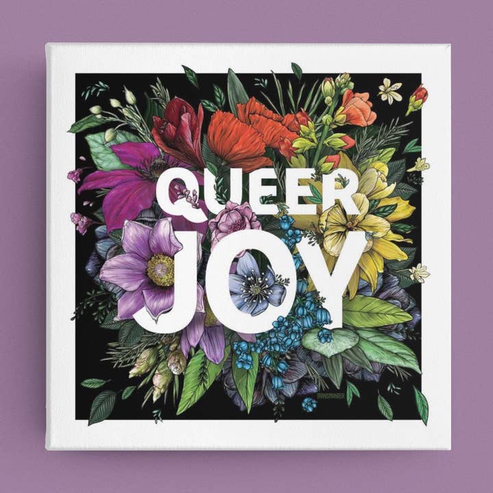 Transpainter - Wholesale Art Print - Queer Joy Poster | LGBTQ Pride Art Print | Floral Poster0