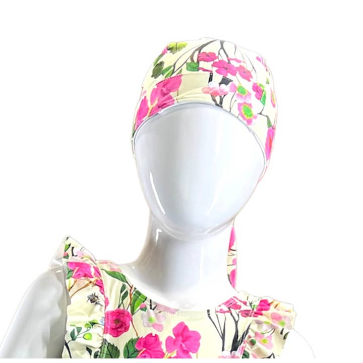 MARINA WEST SWIM - Wholesale Swim Cap - Women's - Swim or fashion cap-C101_Cherry Blossom2