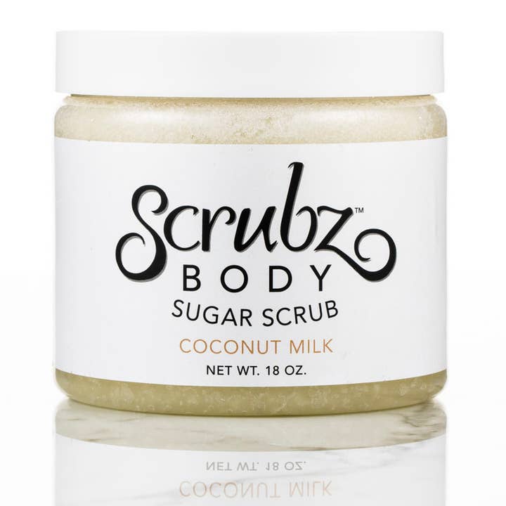 Coconut Milk Sugar Scrub for wholesale by ScrubzBody Skin Care Products