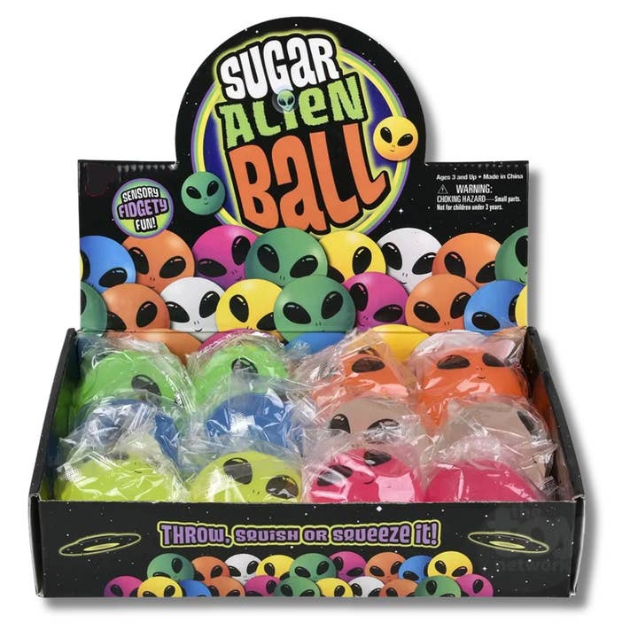 JSBlueRidge Toys - Wholesale Squishy Toy - Kids & Baby - Alien Soft Squeeze Fidget Kids Toy- Assorted5
