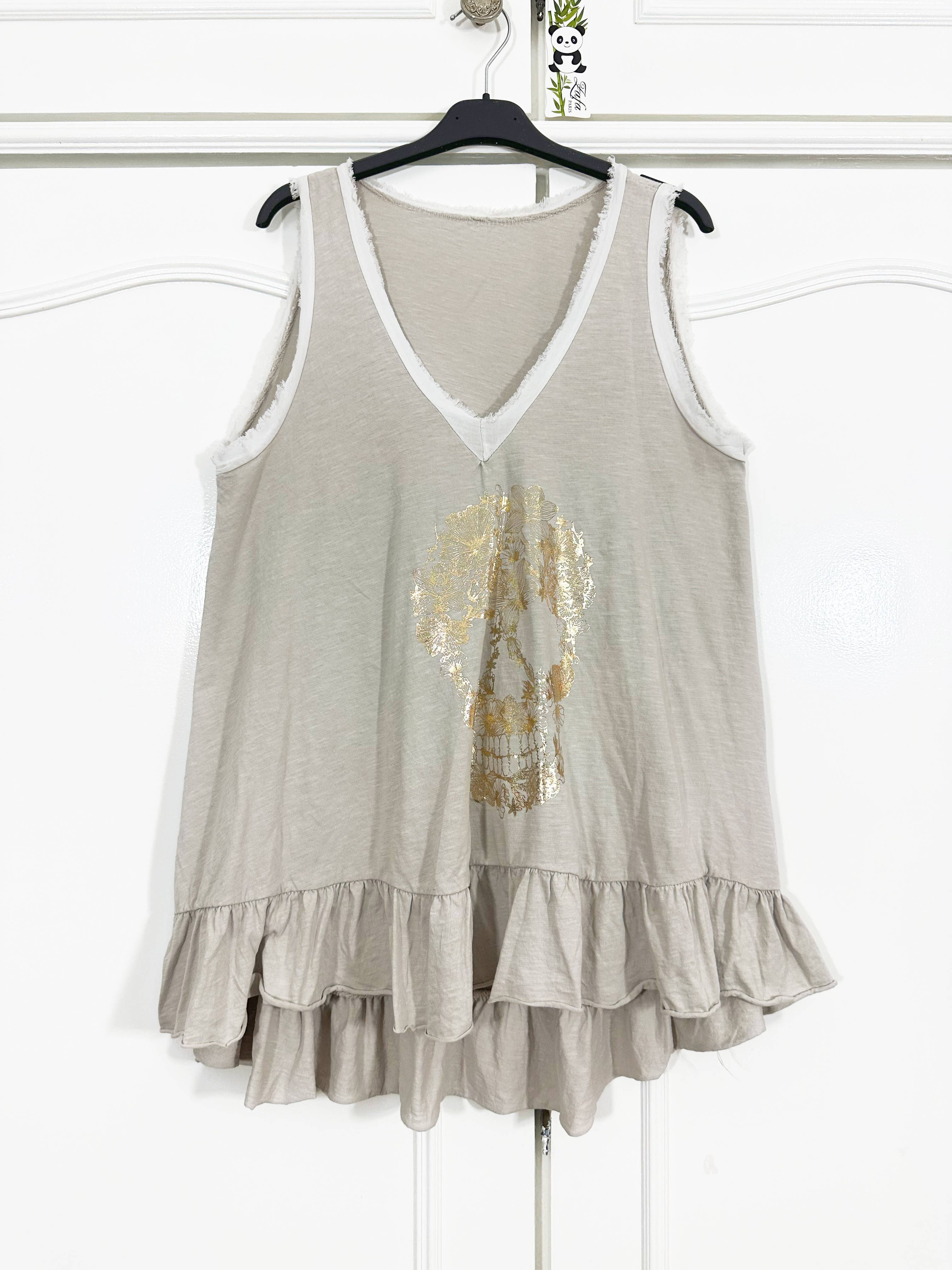 ZAFA PARIS - Wholesale Tunic - Women's - 08FZ5H211-Asymmetric cotton tank top3