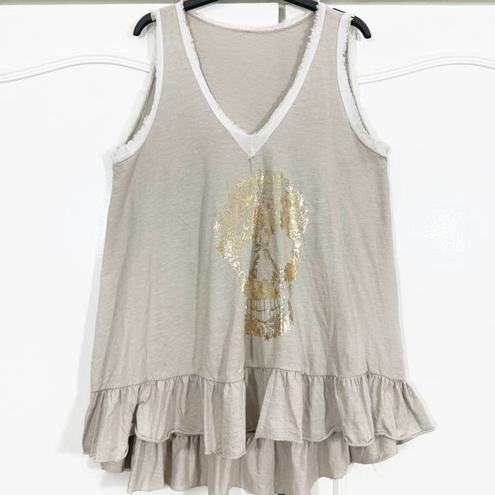 ZAFA PARIS - Wholesale Tunic - Women's - 08FZ5H211-Asymmetric cotton tank top3