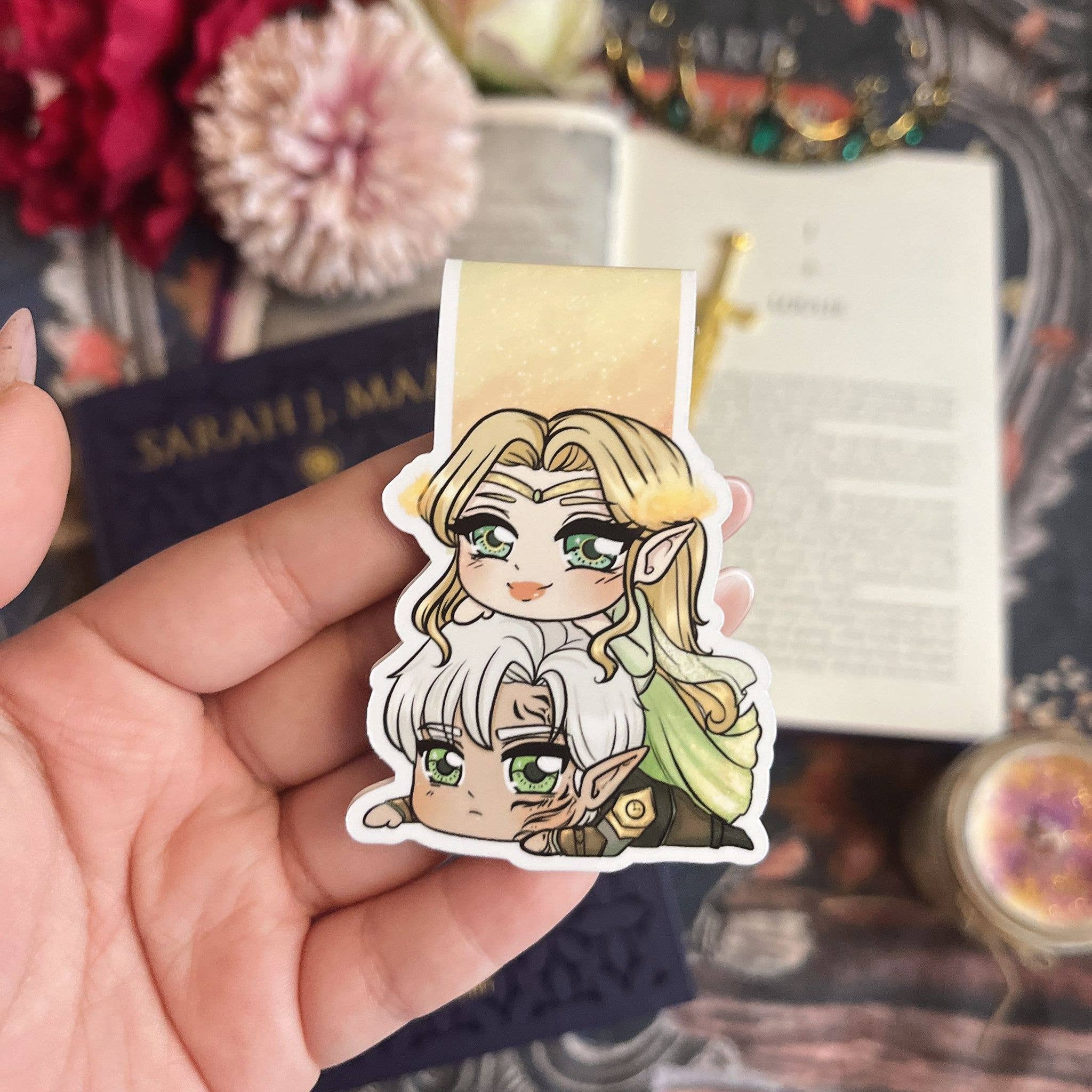 Alsace’s Art - Wholesale Sticker - Throne Of Glass: Aelin And Rowan Cuties.0