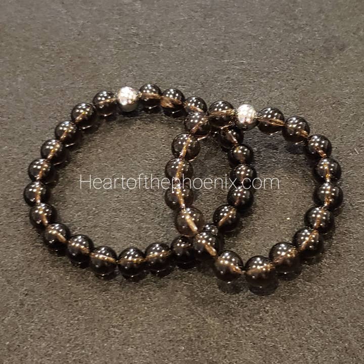 Smokey Quartz Bracelet Adult/Child or Custom Sizes for wholesale by Heart of The Phoenix