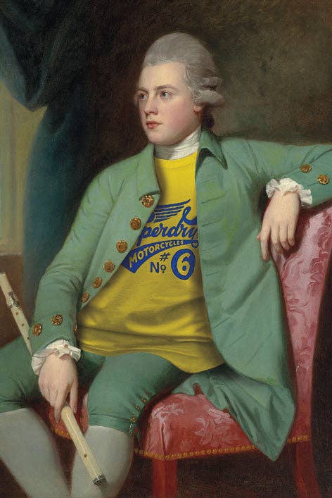 BLUE SHAKER - Wholesale T-Shirt (Graphic) - Unisex - Portraits (Historical) - Tee Shirt Superdry0