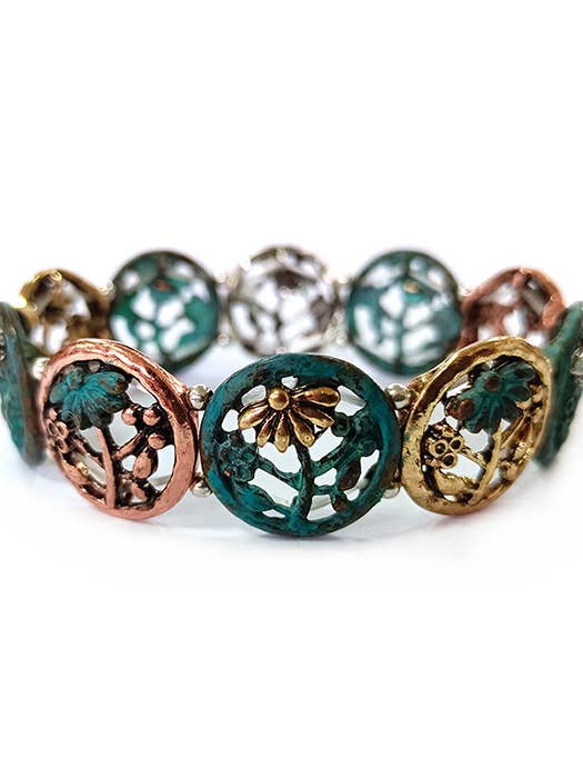 ( C696 ) BRACELET FLEUR pour la vente par Jewelry Max