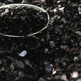 Black Super Shard German Glass Glitter 40 Grit - Bulk Bag for wholesale by Meyer Imports