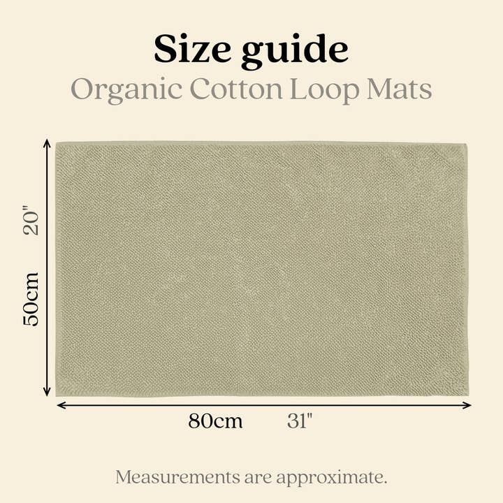 Misona - Wholesale Bath mat - Loop Organic Cotton Bath Mat - Sustainable + Reversible Rugs2
