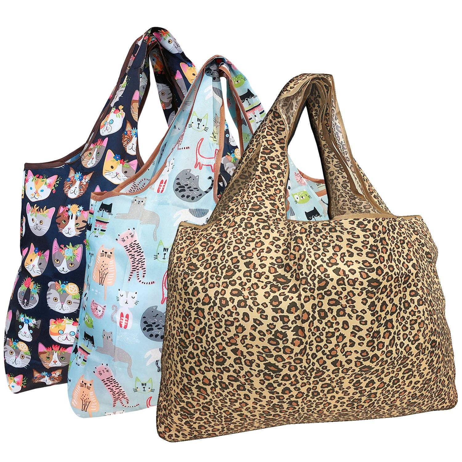 Wrapables.com - Wholesale Grocery/Shopping Bag - Wrapables Eco-Friendly Large Nylon Reusable  Bags (Set of 3)141