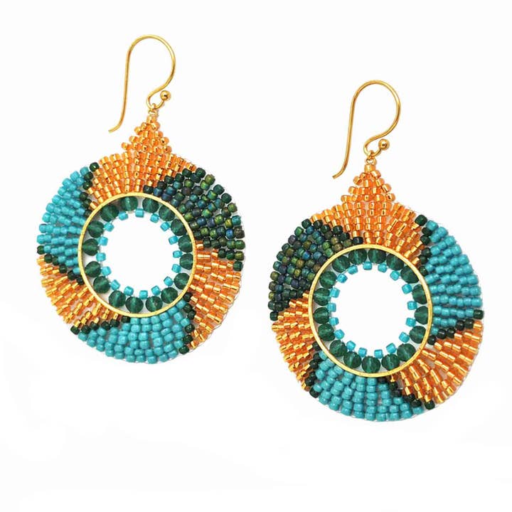 Brinco Ornella – Brincos de pérolas feitos à mão por atacado de Impala