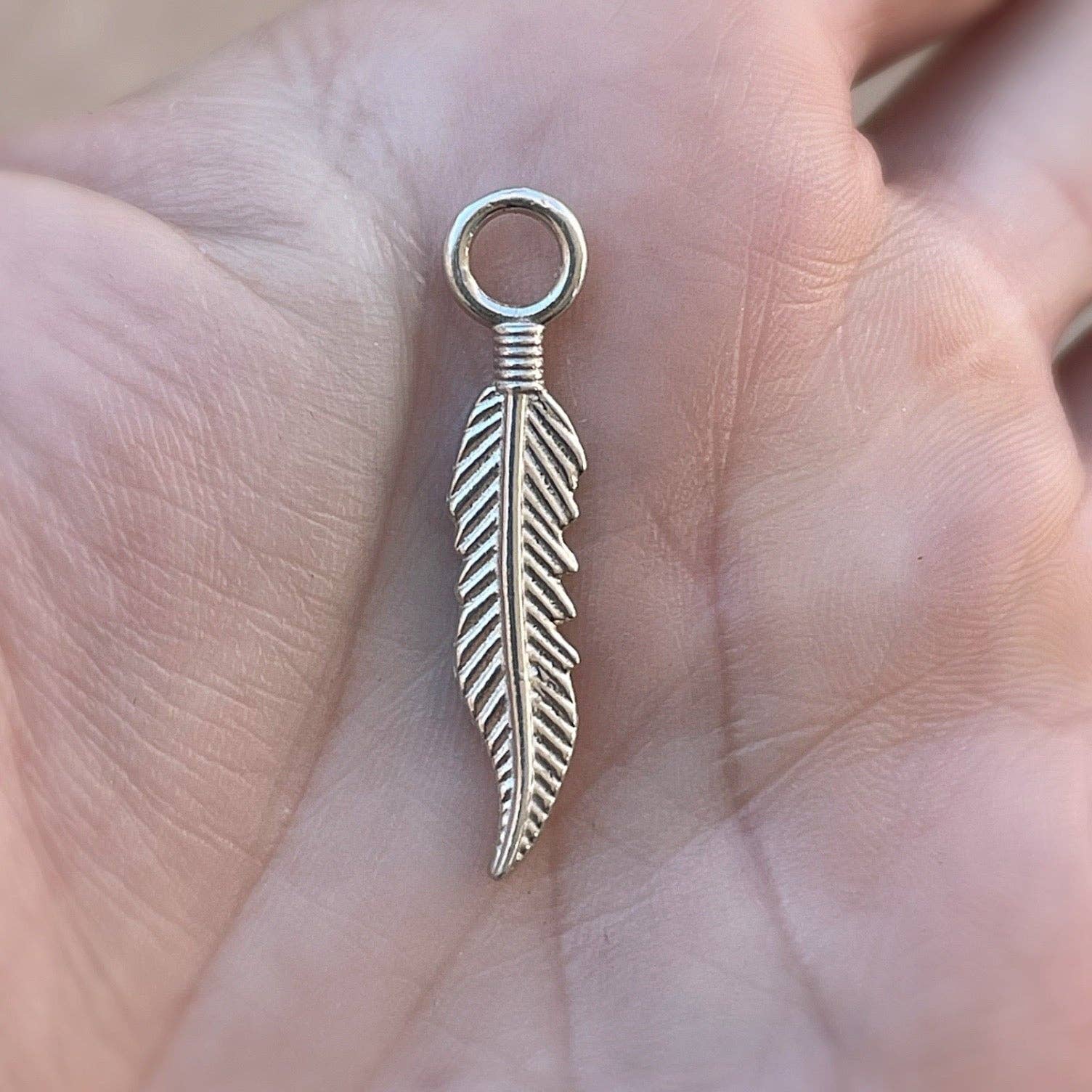 55 North Studio - Wholesale Pendant/Charm Necklace - Living in Truth (Feather)1