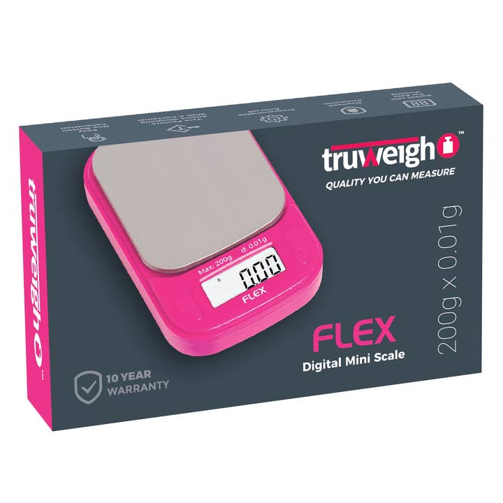 Cannatron - Wholesale Kitchen Tool/Gadget - Truweigh Flex Digital Mini Scale – 200g x 0.01g32