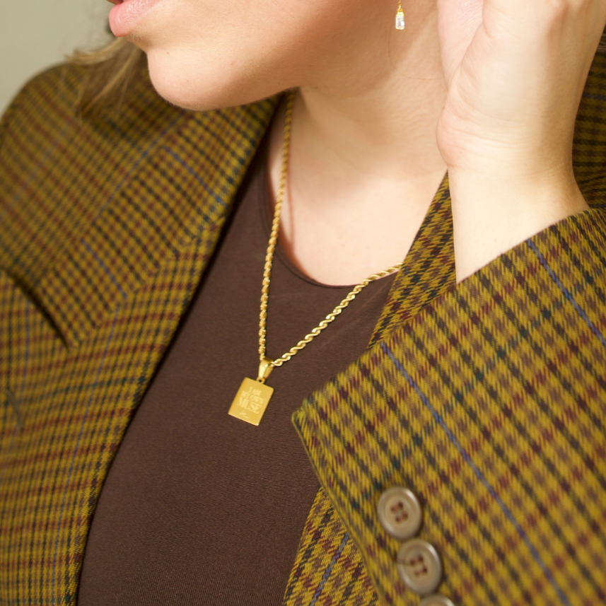 Lis the Label - Wholesale Pendant/Charm Necklace - MUSE - CHAIN & PENDANT (Gold/Silver)1