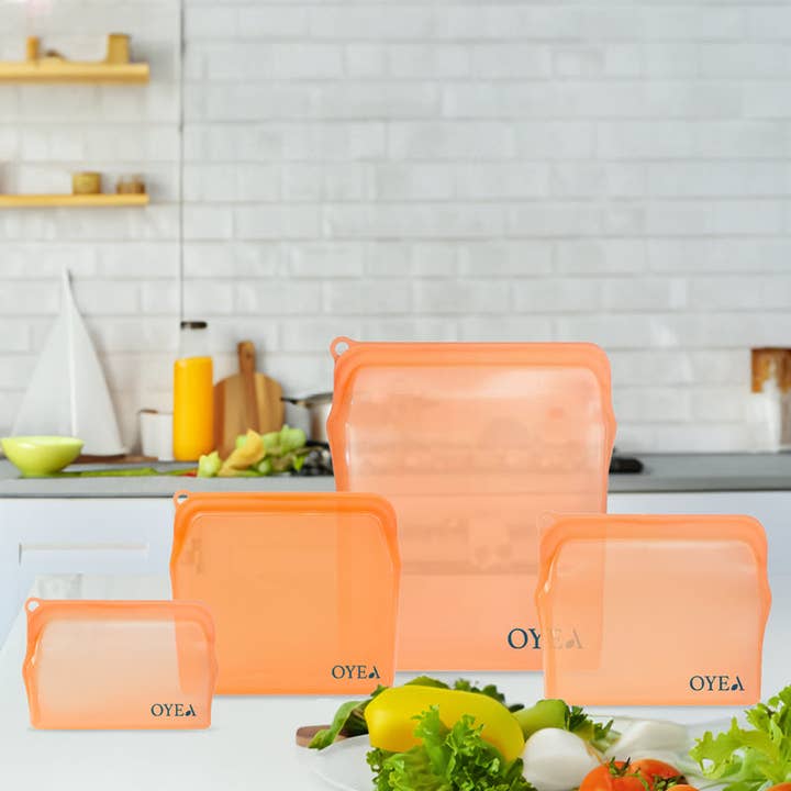 4-delars orange påse startpaket för wholesale av OYEA Bags