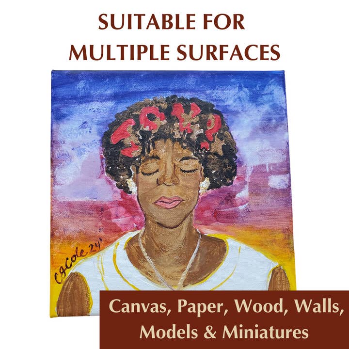 Stapledon Arts - Wholesale Paint Set - Skin Tone Acrylic Paints - Melanin Series4