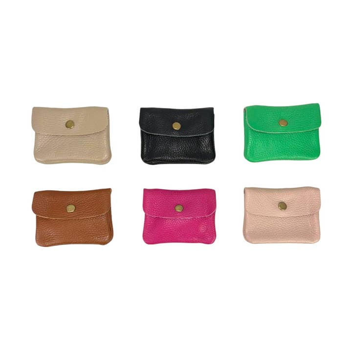 Chenson & Gorett - Wholesale Coin Purse - Women's - Italian leather wallet with 3 compartments. Promo Fav
