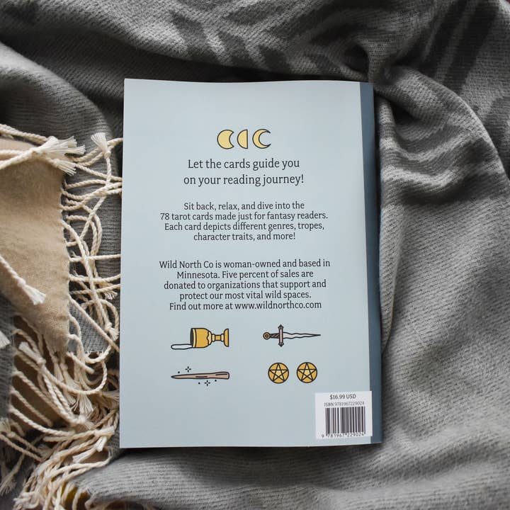 Wild North Co - Wholesale Coloring & Activity Book - Adult - The Fantasy Reader's Tarot Coloring Book3