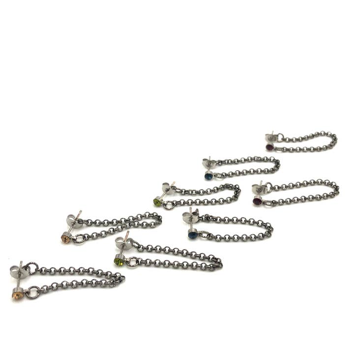 Leetie Lovendale – wholesale Hängande örhängen – Wildest Dreams Chain & Sparkle örhängen4