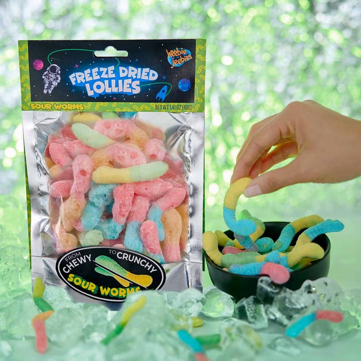 Heebie Jeebies - Wholesale Boiled sweets - Freeze Dried Sour Worms5