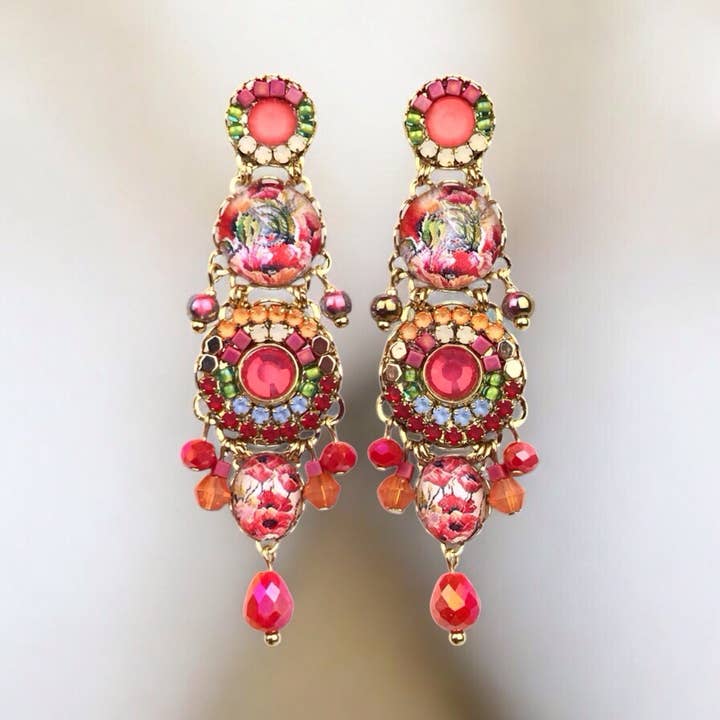 melizijewelry - Wholesale Dangle Earrings - Paraiso crystal earrings2