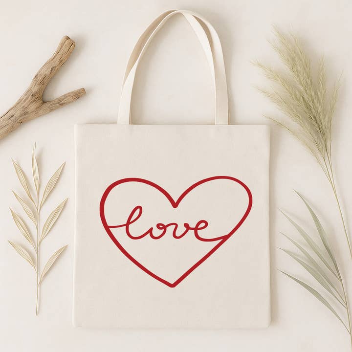 Valentinstag Herz Tragetasche für den Großhandel von 521handmade