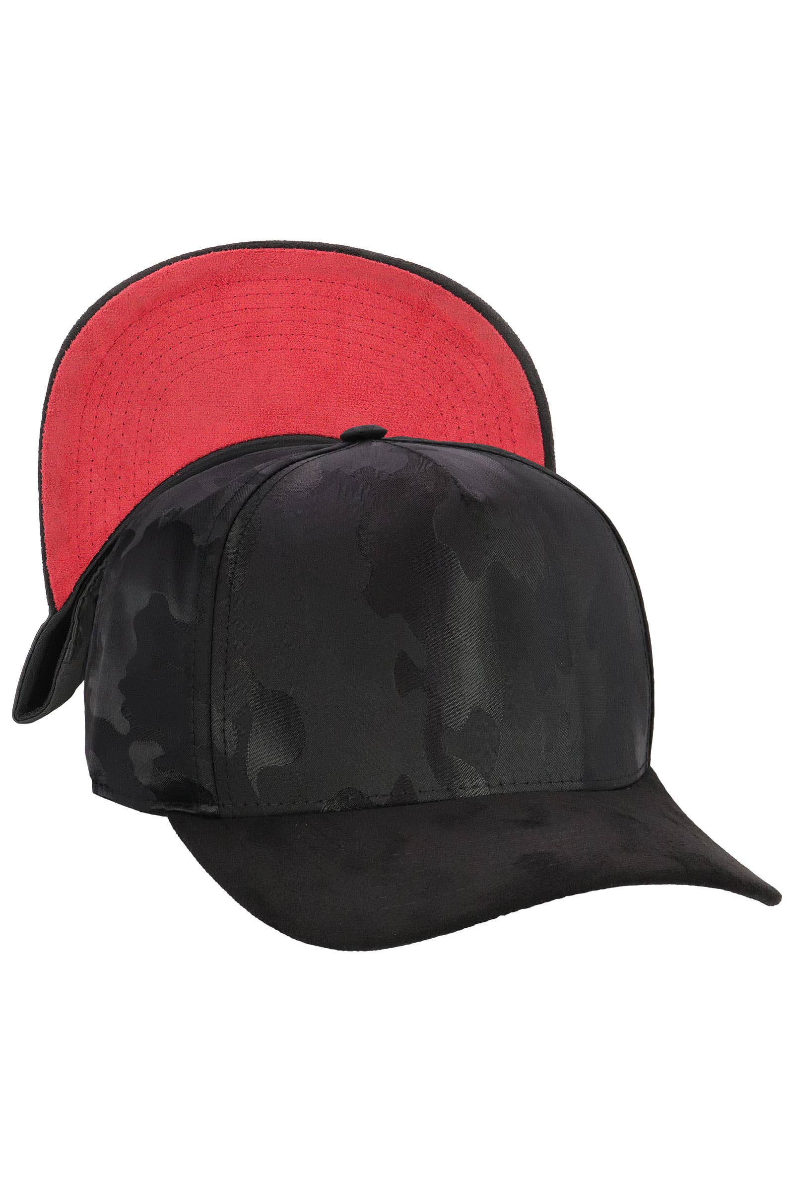 Cap Zone - Vendita all'ingrosso Cappellino da baseball - Unisex - Berretto da baseball a 5 pannelli con visiera in camoscio vegano mimetico3