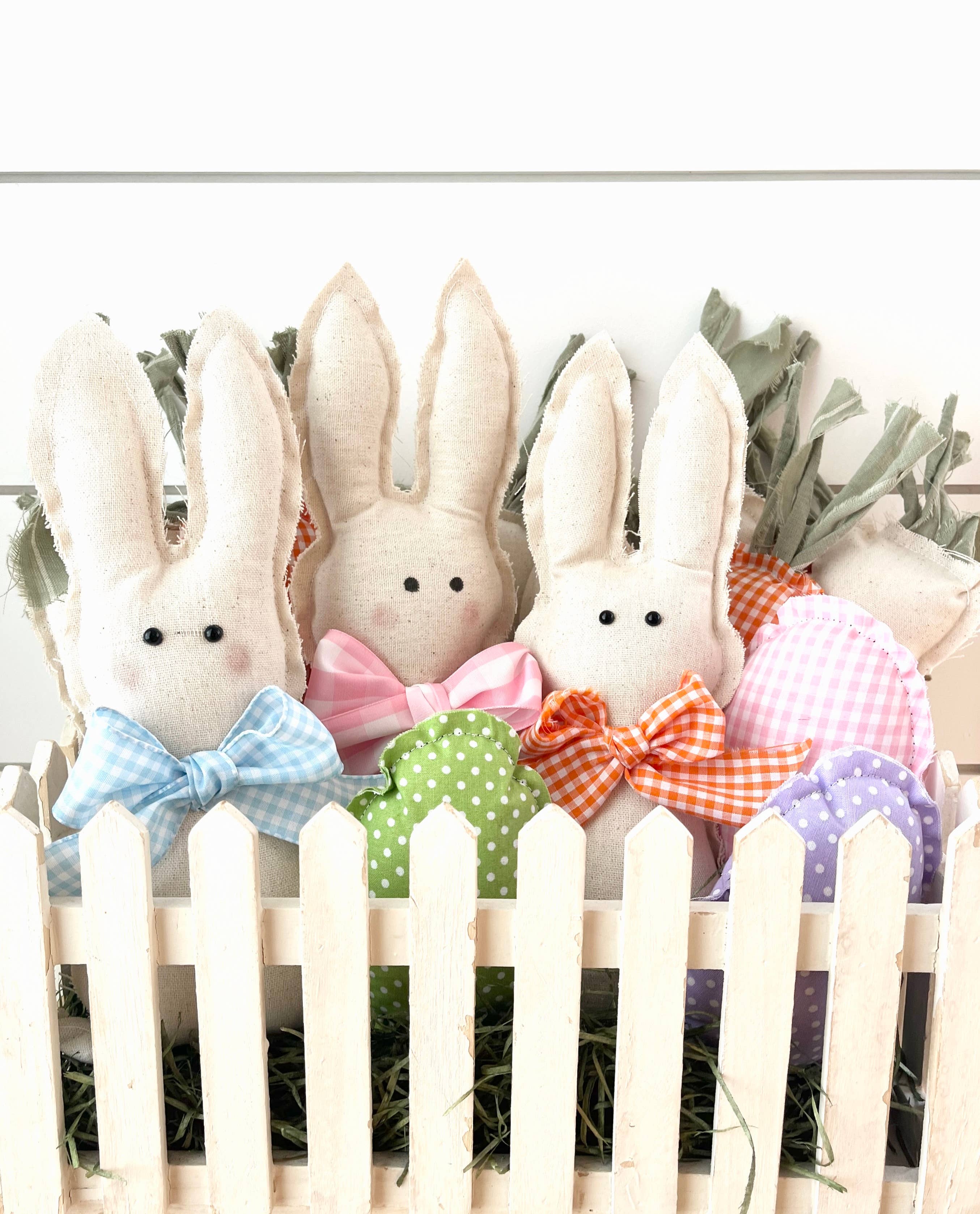 Kate + Em - Wholesale Decorative Tabletop Object - Rustic Fabric Regular Carrots 5 Pack-8 Options6