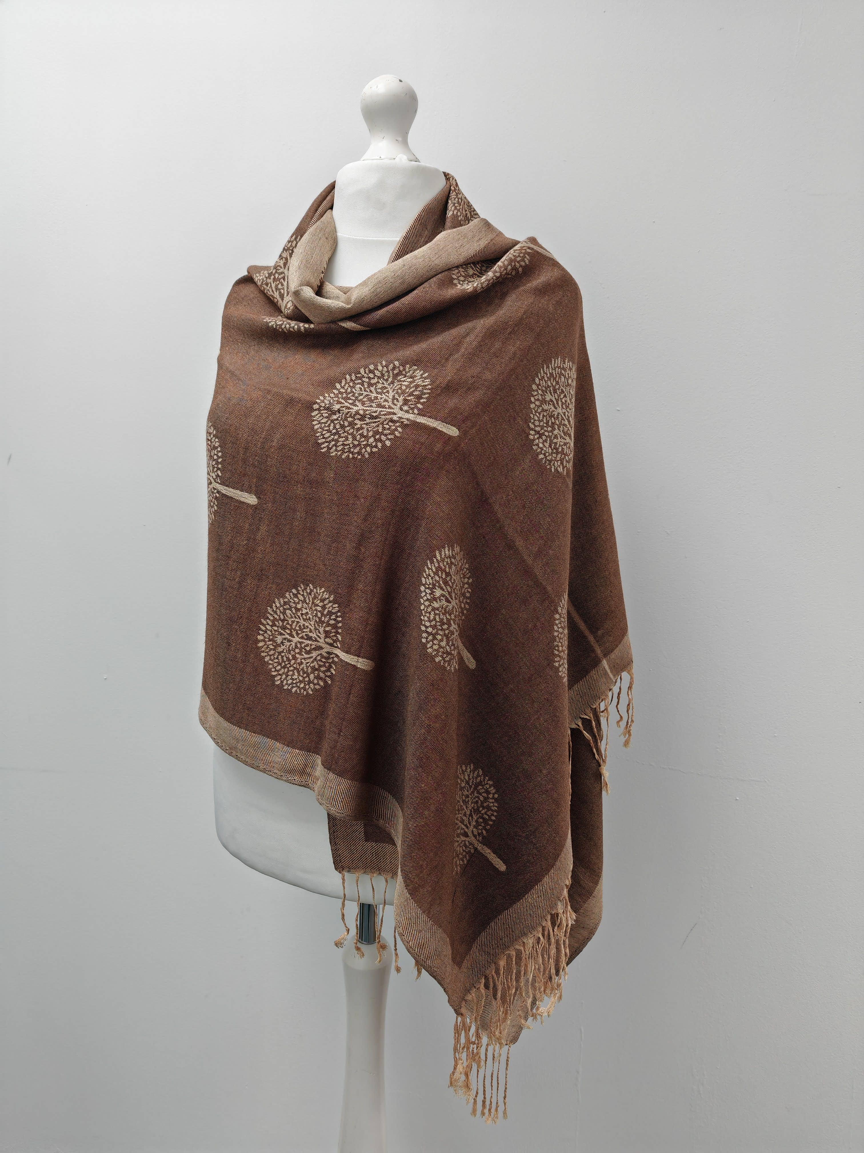 Superbia – wholesale Scarf – Women's – Super Soft Pashmina Scarf Shawl Wrap-2412 Life Tree31