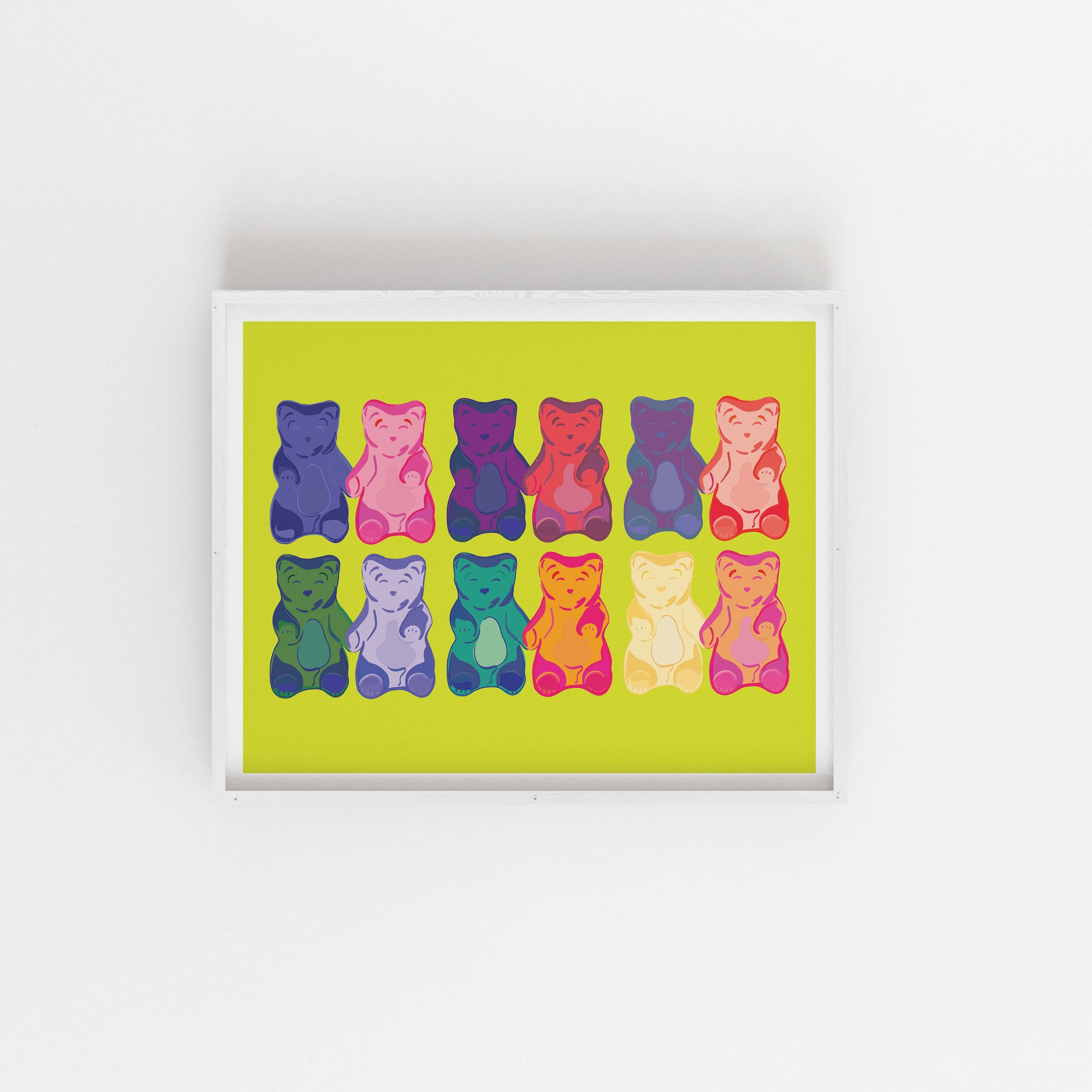 Posse Paper Goods - Wholesale Art Print - Armed and Delicious | Gummy Bears Art Print