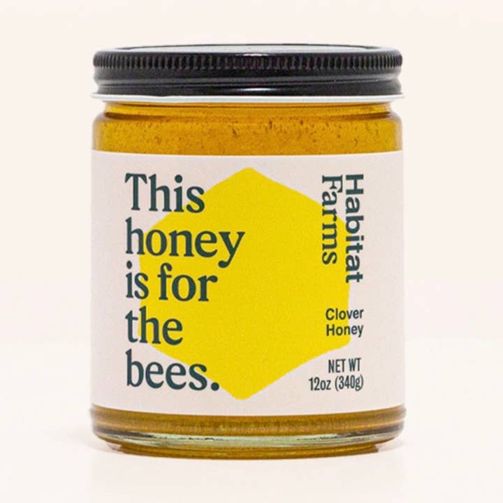 Miel de trèfle pour la vente par Habitat Farms