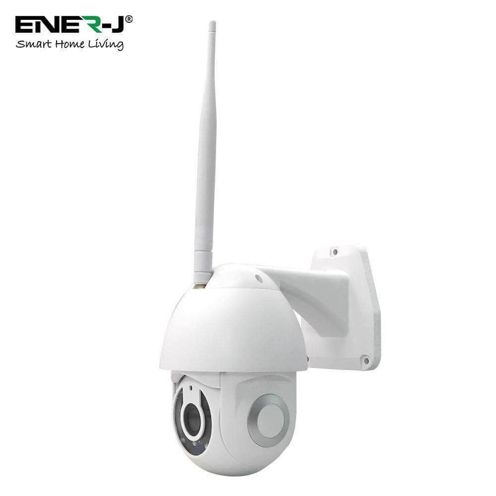 ENER-J – wholesale Outdoor/lawn light – Smart WiFi Dome IP Camera PTZ, 1080P (White)4
