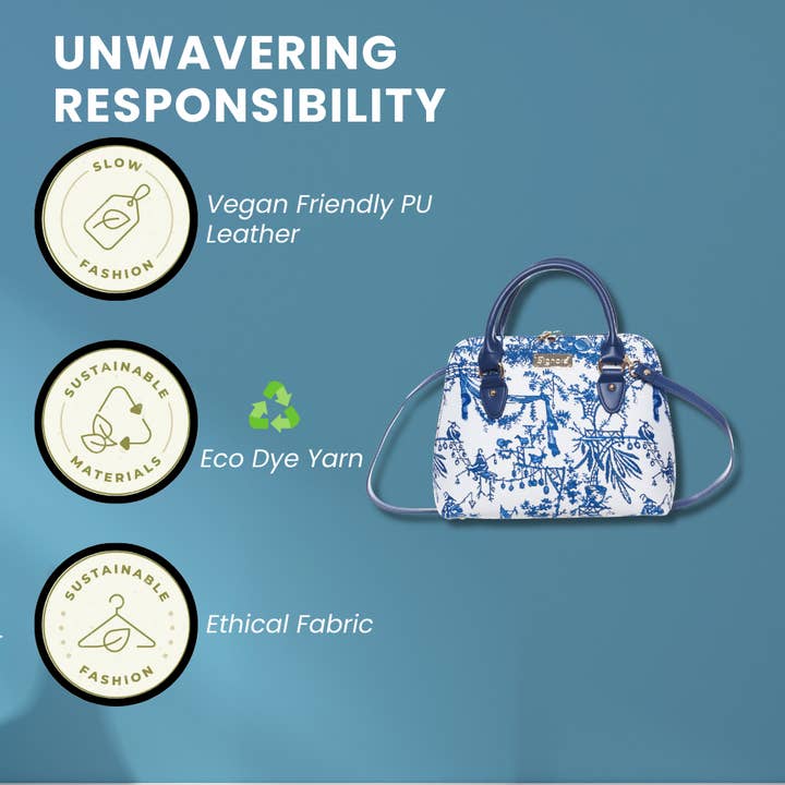 SignareArt - Wholesale Top Handle Bag - Women's - CONV-BM-CHINO | Chinoiserie Convertible Top Handle Purse Handbag4