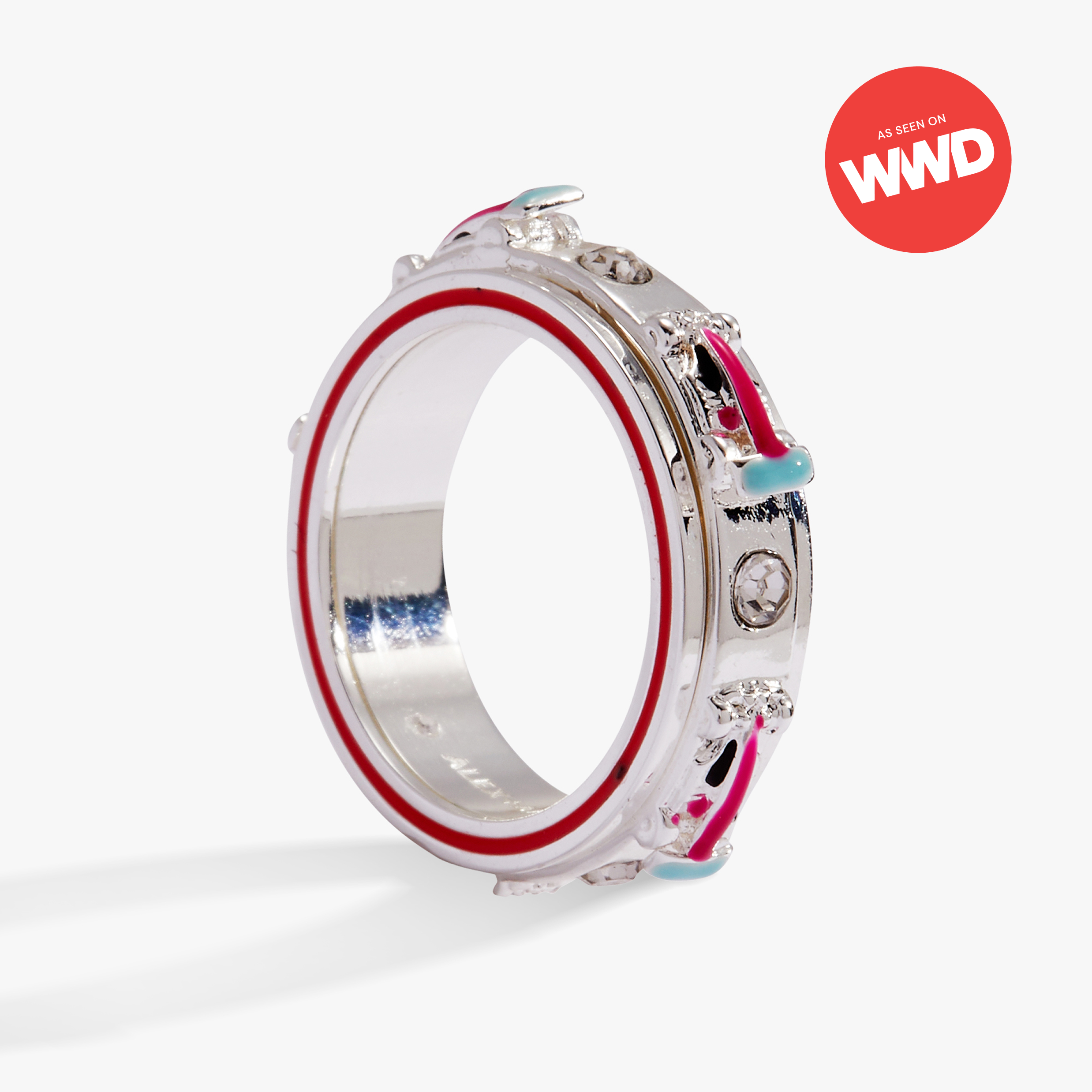 Alex and Ani - Wholesale Band/Stacked Ring - Hot Wheels™ Racecar Fidget Ring0