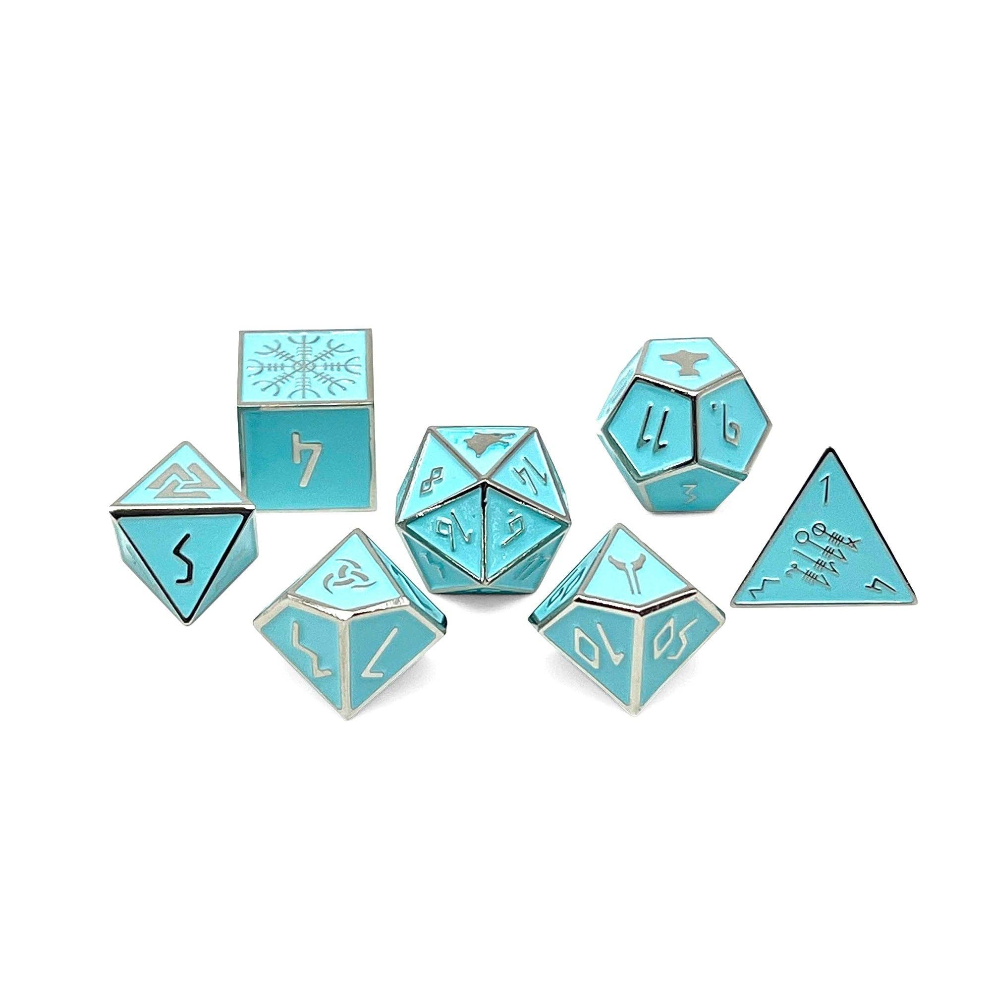Norse Foundry - Wholesale Dice - Banshee Wail - Norse Themed Metal Dice Set1