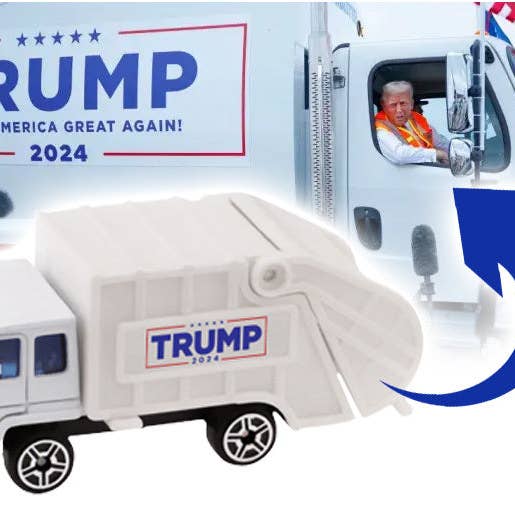 I Love My Freedom - Wholesale Toy Car/Truck - Kids - Trump 2024 Garbage Truck - 31371