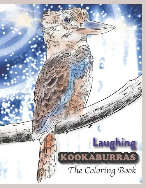 Books by splitShops - Wholesale Coloring & Activity Book - Adult - Laughing Kookaburras The Coloring Book - Paperback0