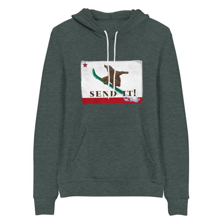 Felpa Send It CA Flag per la vendita all'ingrosso da parte di Sno*Cal