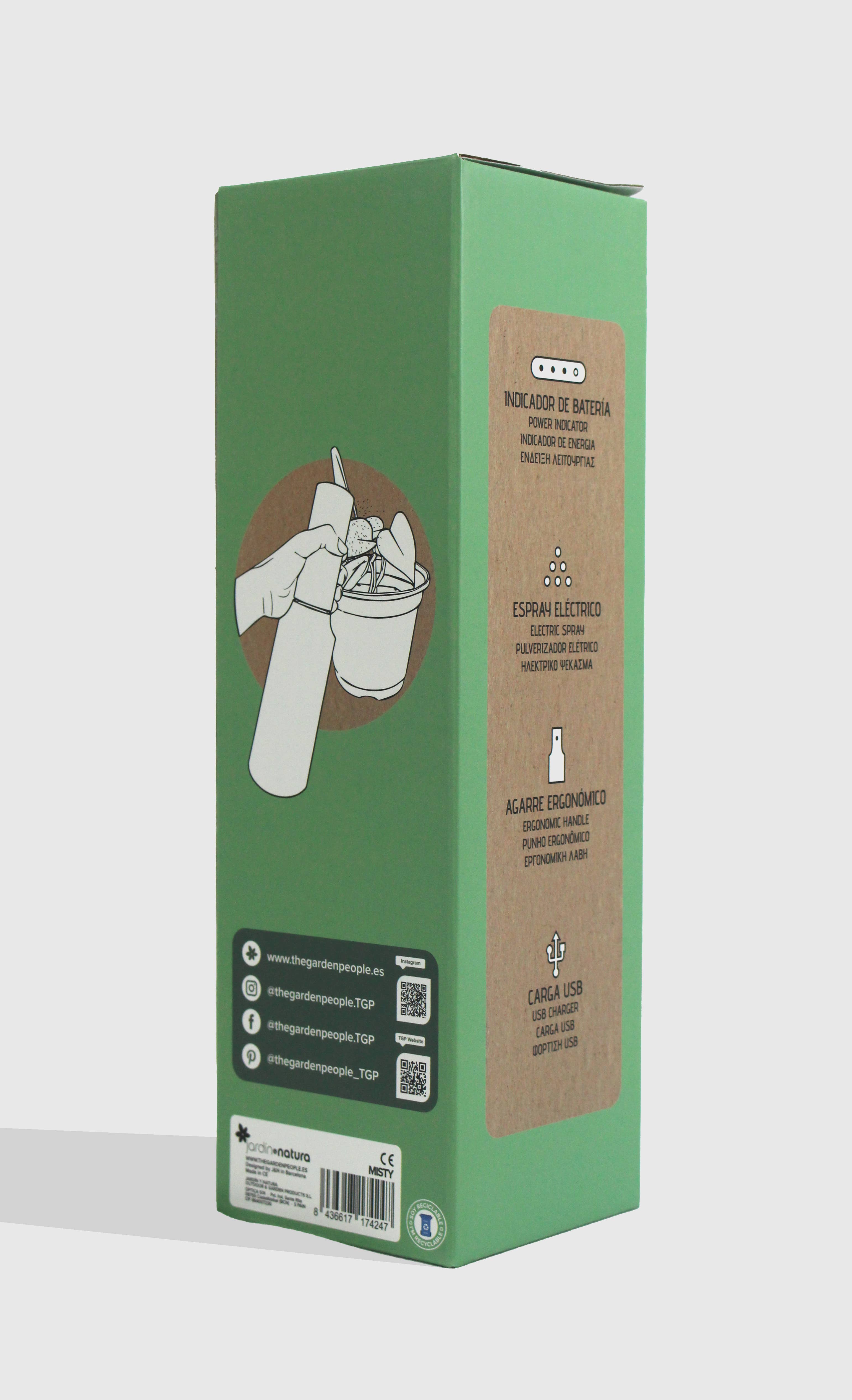 JARDIN Y NATURA OUTDOOR & GARDEN PRODUCTS SL - Wholesale Plant Mister - MISTY battery sprayer7