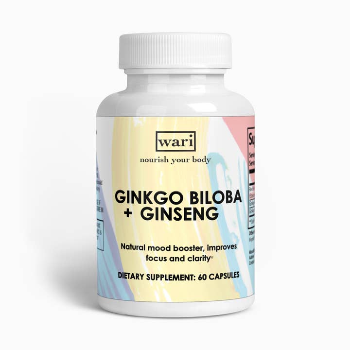 Ginkgo Biloba + Ginseng pour la vente par Wari Superfoods